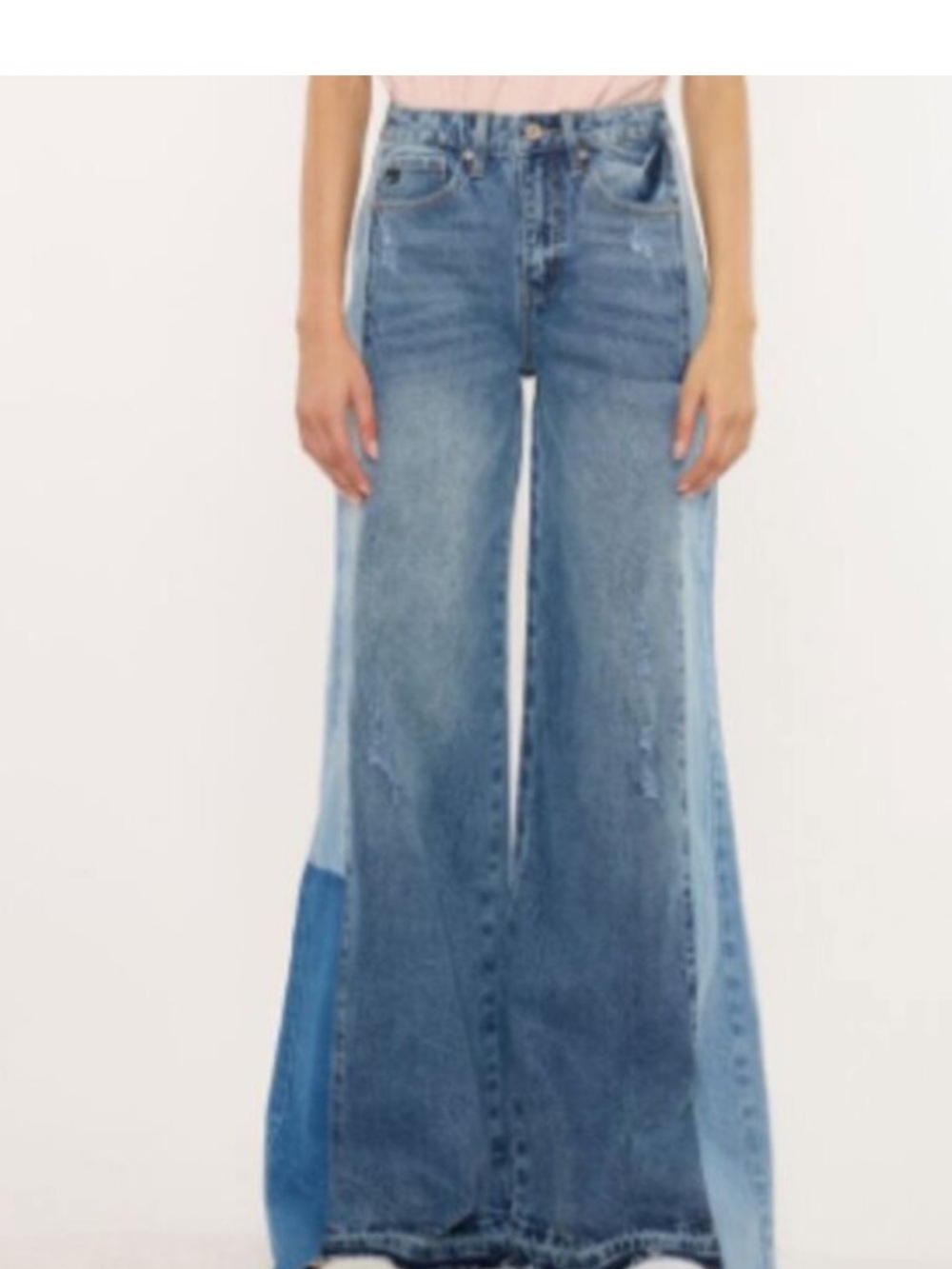 KanCan Wide Leg High Rise Jeans - Picture 6 of 12